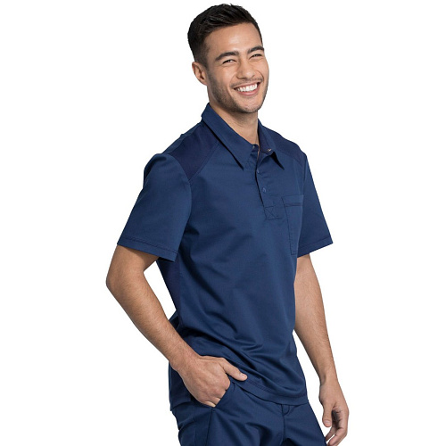 Поло мужское Cherokee WW615, синий, S