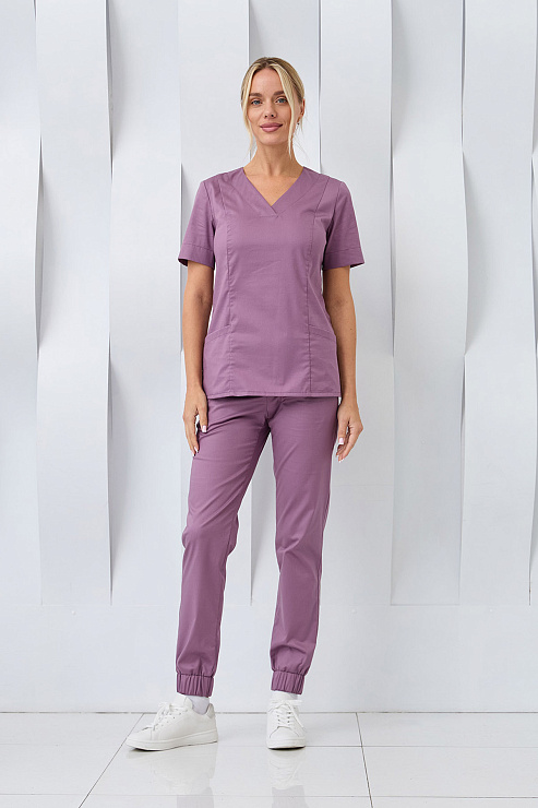 Топ женский Dr. Nice, хирургический, лиловый, 50