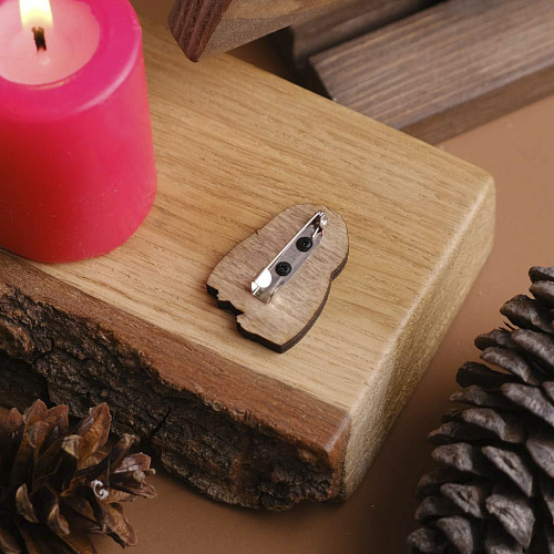 Значок "Пингвин в пледе"