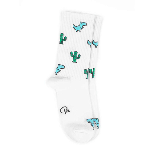 Носки женские, "Дино", белый, 36-40