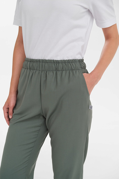 Брюки женские Тезис TZ315, оливковый, 44