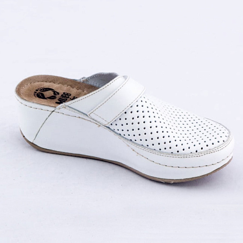 Сабо MUBB Comfort Gel Massage 6001, женские, белый, 41