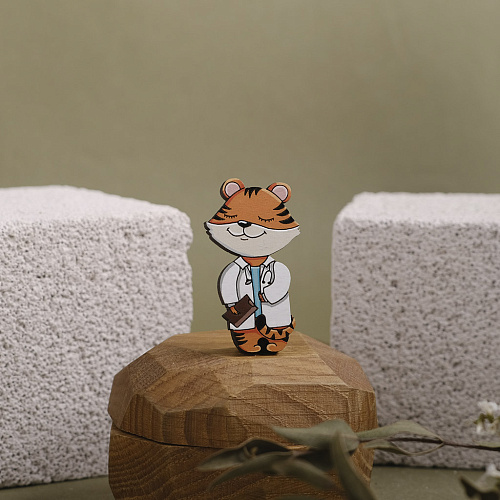 Значок "Доктор тигр"
