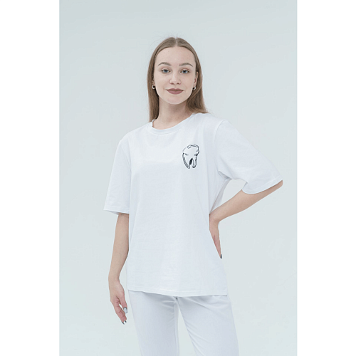 Футболка женская, принт "Dog Grooming", серый, XL