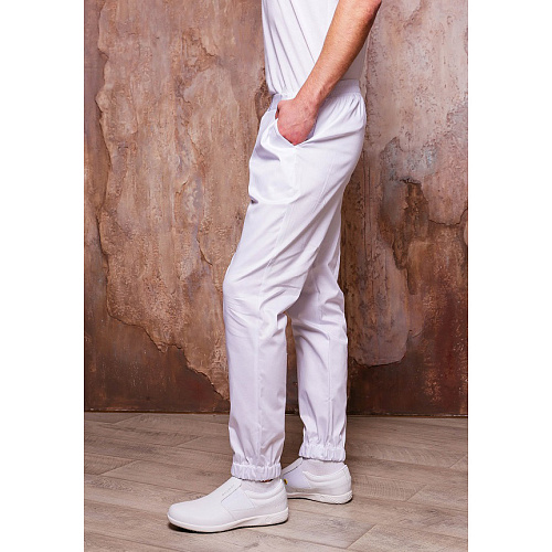 Брюки мужские «Релакс», белые, 48