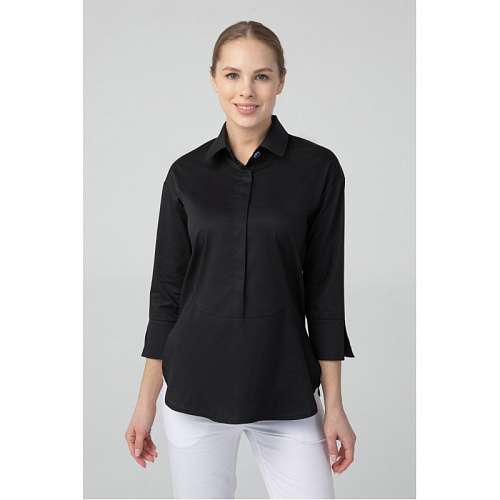 Рубашка женская Dr. Nice, черный, 46