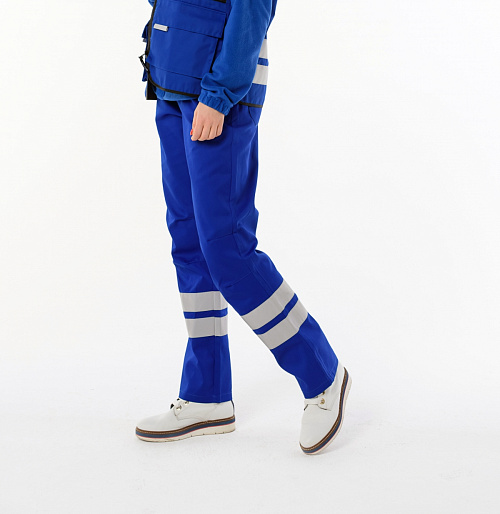 Брюки женские «Скорая Помощь», василек, 52-54