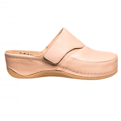 Тапочки-сабо Леон 2019, женские, пудровые, 37