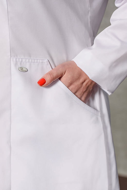 Халат женский «Вива», белый, 44