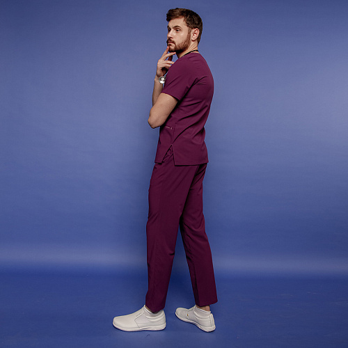 Брюки мужские, R143 пурпурно-фиолетовый, XXL