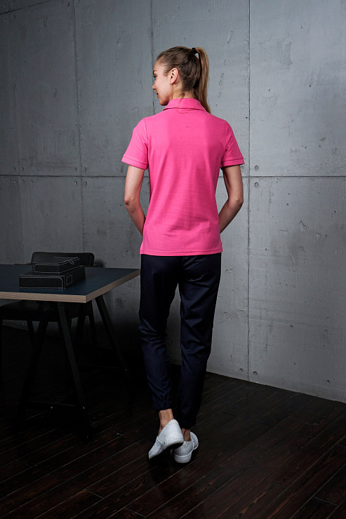 Поло женское, розовый, 54