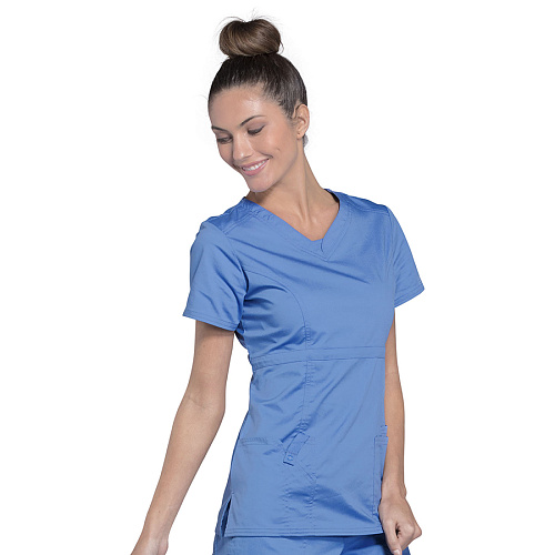 Топ женский Cherokee 24703, голубой, XL