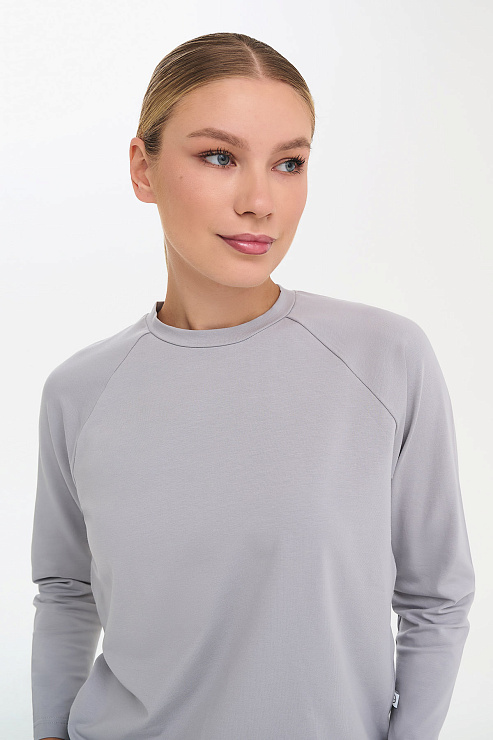 Лонгслив женский Тезис TZ112, серый, 52
