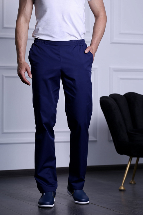 Брюки мужские «Комфорт М», темно-синий, 60