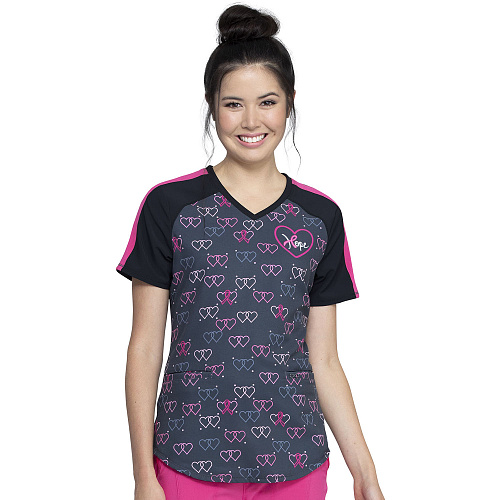 Топ женский Cherokee CK702, сердечки, S