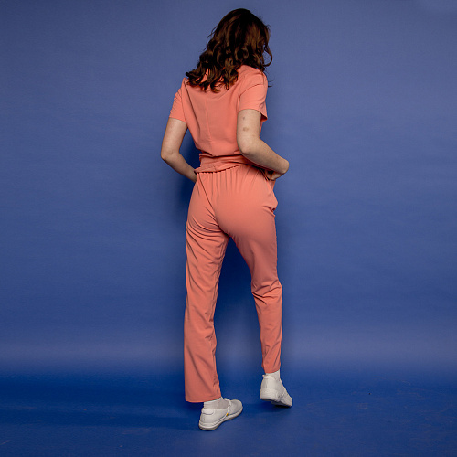 Брюки женские, R122 коралловый, M