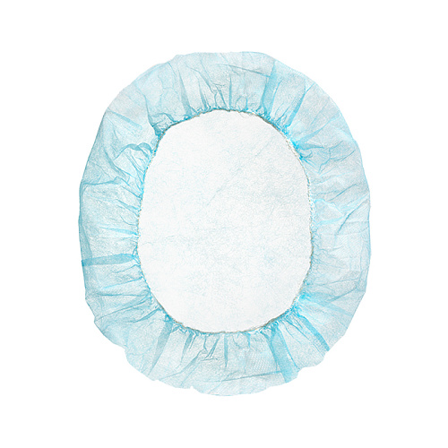 Bouffant Caps - шапочка-шарлотка, синяя, 100 шт