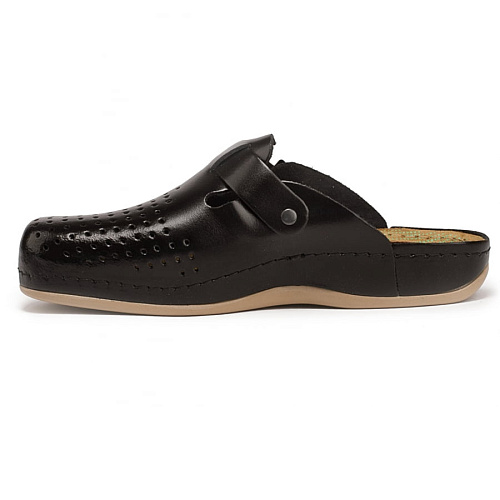 Тапочки-сабо Леон 700М, мужские, черные, 45