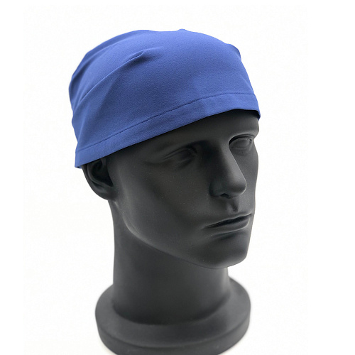 Шапочка однотонная, R142 синий