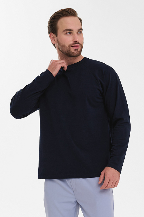 Лонгслив мужской Тезис TZ512, темно-синий, 54