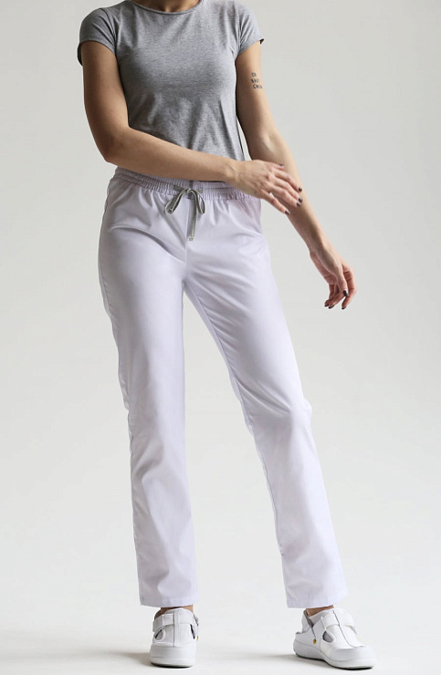 Брюки женские «Комфорт», белый, 42