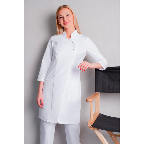 Блуза женская «Восток», белый, 56