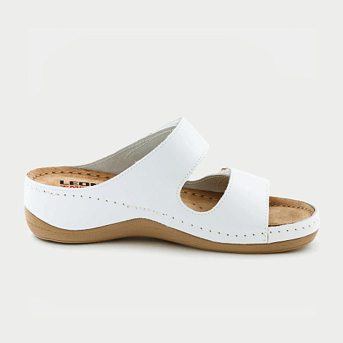 Сабо женские Леон MED904, белый, 40