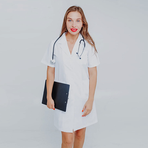 Халат женский PULSE, белый, S