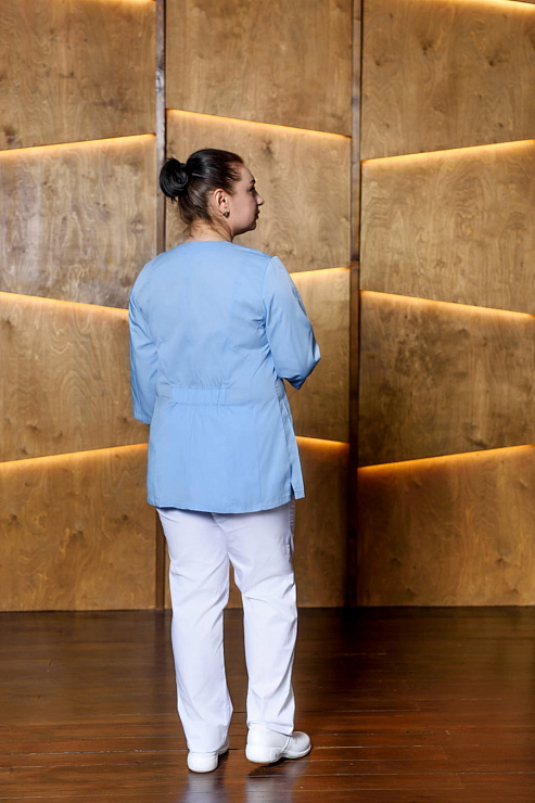 Блуза женская «Подарок», голубой, 54