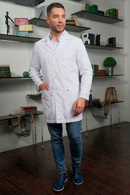 Халат мужской «Ромео», белый, 48-50