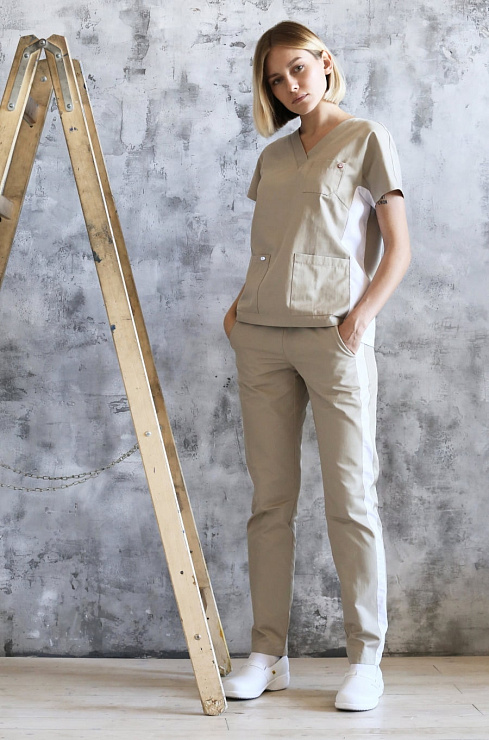 Блуза женская «Нюша», сахара, 46