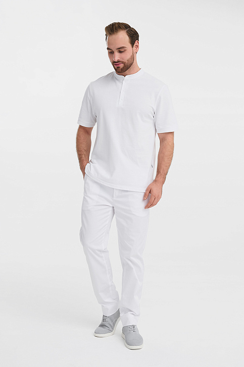 Поло мужское Тезис TZ560, белый, 48