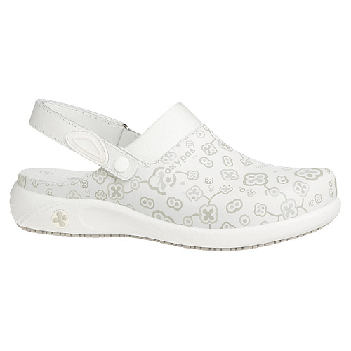 Сабо OXYPAS DORIA, белый/серый принт, 40