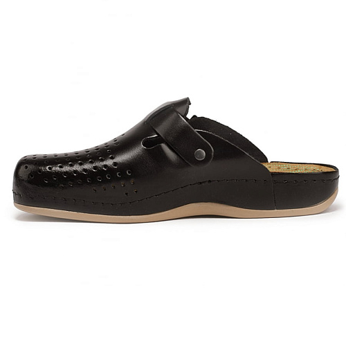 Тапочки-сабо Леон 700М, мужские, черные, 46