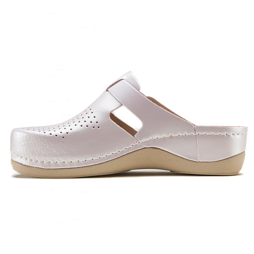 Тапочки-сабо Леон 950, женские, перламутровые, 40