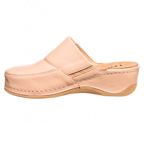 Тапочки-сабо Леон 2019, женские, пудровые, 38