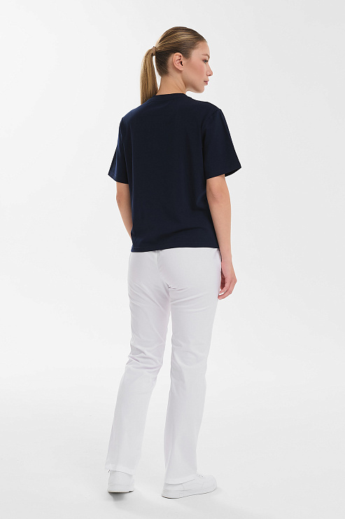 Футболка женская Тезис TZ111, темно-синий, 44-46