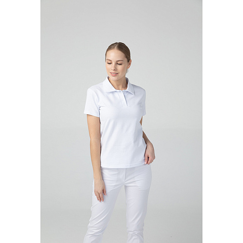 Поло женское DRN110, белый, 50