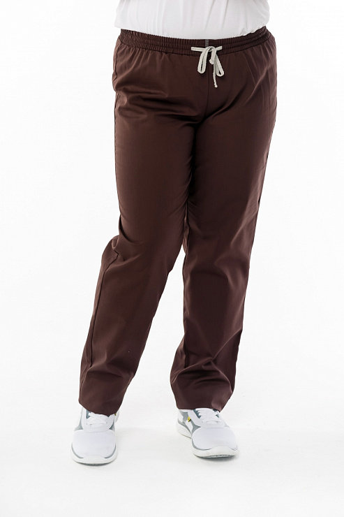 Брюки женские «Комфорт», шоколад, 54