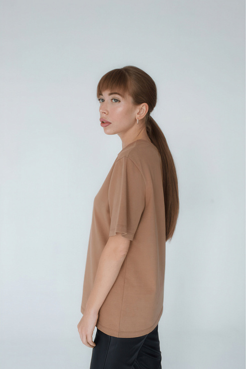 Футболка женская Тезис, бежевый, 54-56