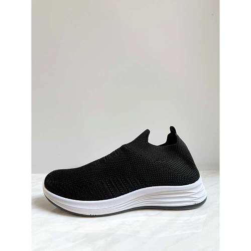 Слипоны женские ST020, черный, 38