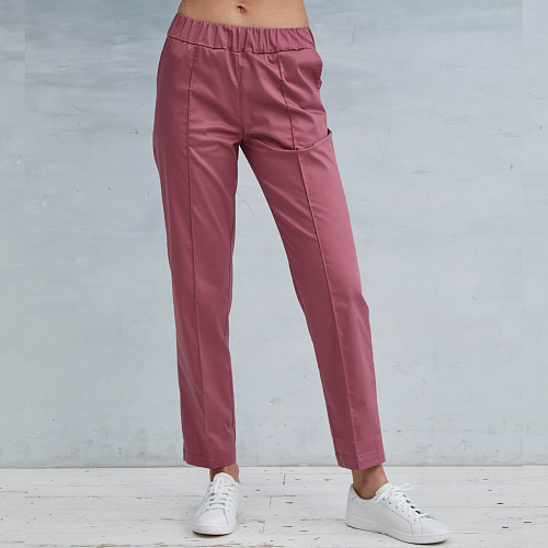 Брюки женские Dr. Nice «ШОВ», пыльно-розовый, 50