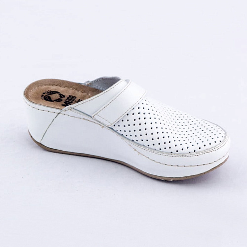 Сабо MUBB Comfort Gel Massage 6001, женские, белый, 39