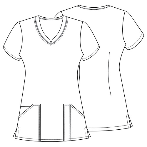 Топ женский Cherokee CK646, пингвины, L