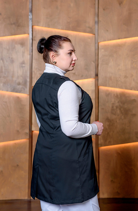 Блуза женская «Локон», черный, 42