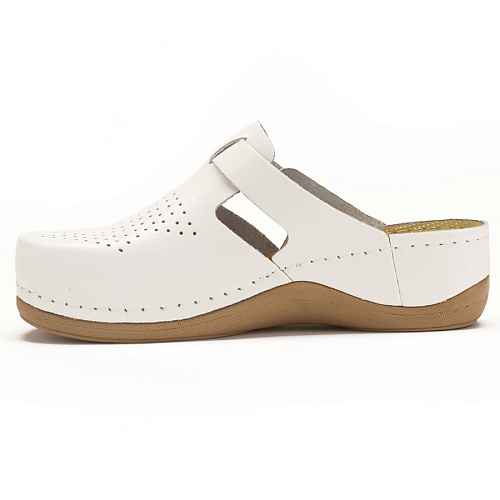 Тапочки-сабо Леон 950, женские, белые, 39