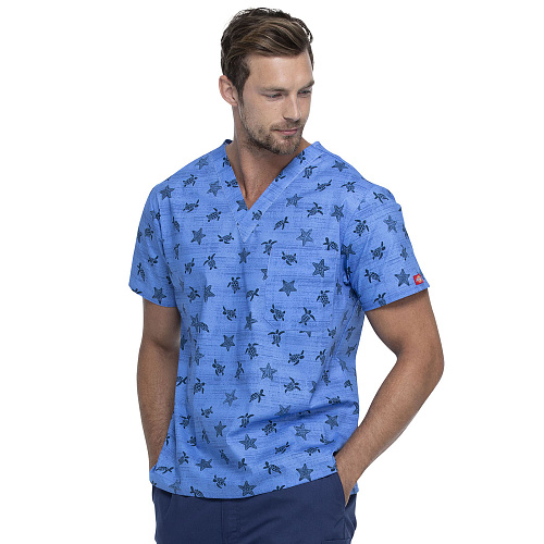 Топ мужской Dickies DK725, подводный мир, S