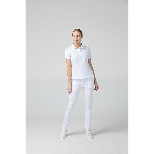 Поло женское DRN110, белый, 50