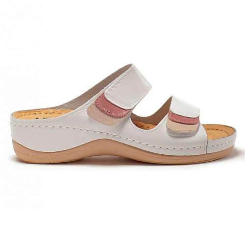 Тапочки-сабо Леон 904, женские, белые, 36