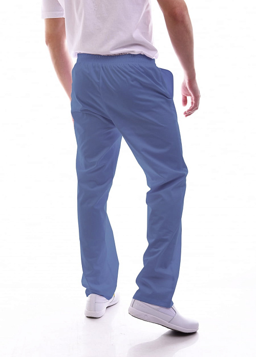 Брюки мужские «Комфорт», серо-голубые, 56